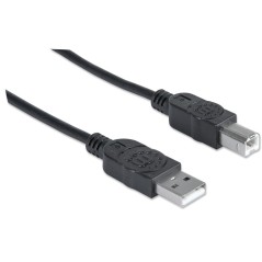 Manhattan USB 2.0 Typ A, Typ B, 3m